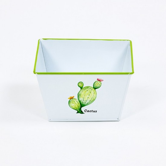 VASO CACTUS QUADRATO. H9CM