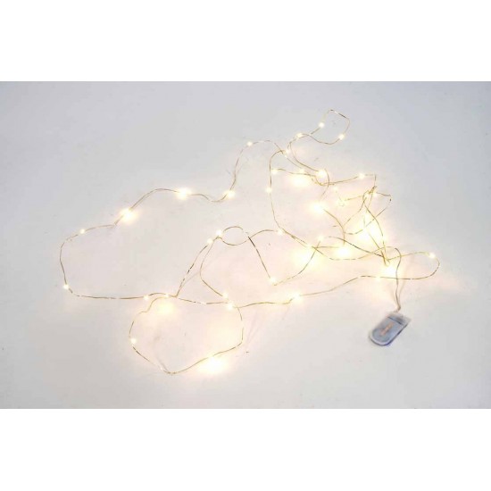 LUCI BATTERIA 40 LED 4MT