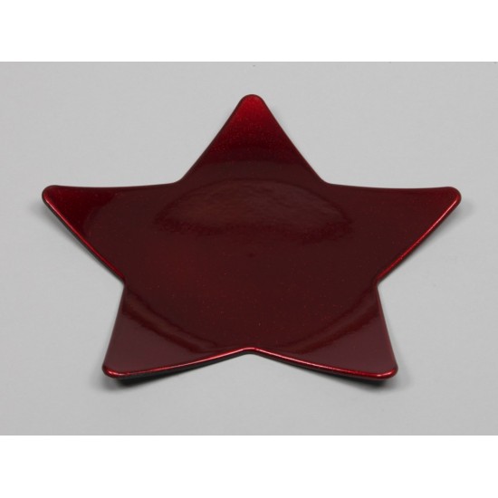 PIATTO PLASTICA STELLA 24X24CM