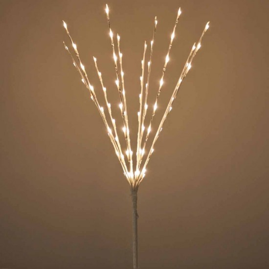 RAMO BIANCO 80 LED LUCE FISSA