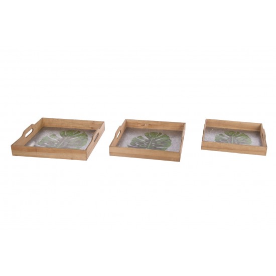 *VASSOIO LEGNO45X45CM MEDIUM