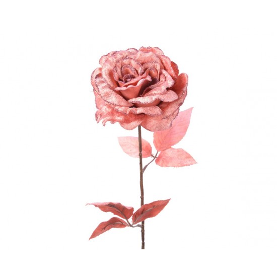 ROSA VELLUTO C/GLITTER