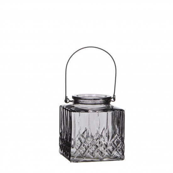 *ARISTO TEALIGHT HOLDER 9X9X10CM