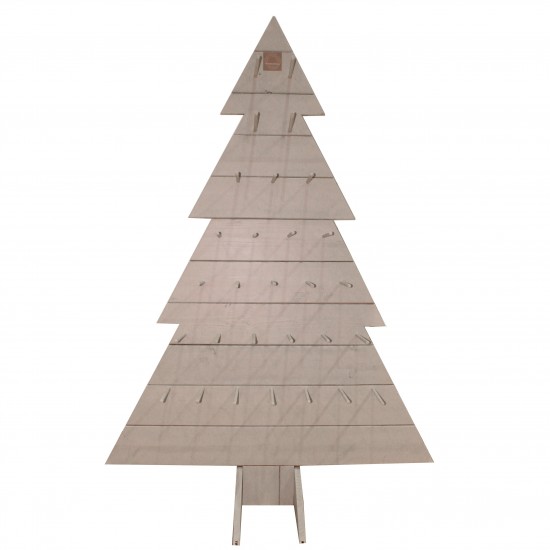 CHRISTMAS ORNAMENT TREE WOOD B90 H180