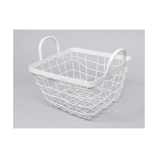 *METAL BASKET QUADRATO 24X24X15CM