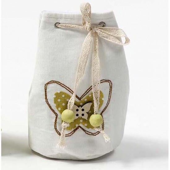 *BORSA C/FARFALLA 11X16