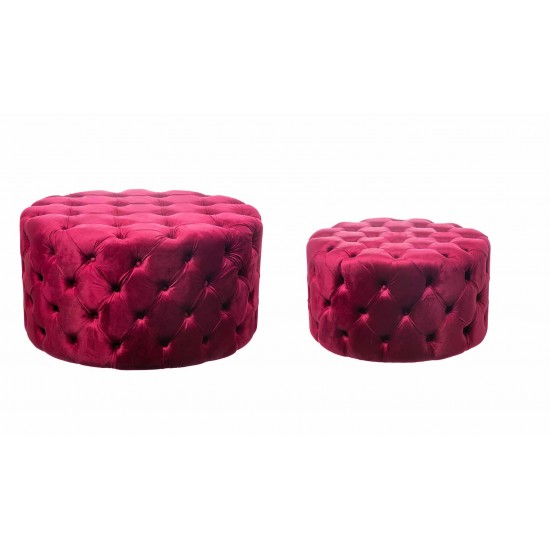 POUF VELLUTO GRANDE 90X48CM