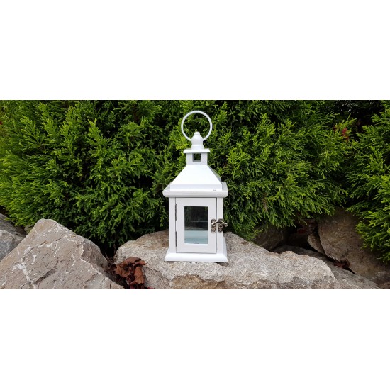 LANTERNA LEGNO 10X10 H.19.5 CM