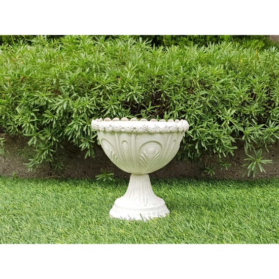 COPPA MET. DAISY 16X H.15.5 CM