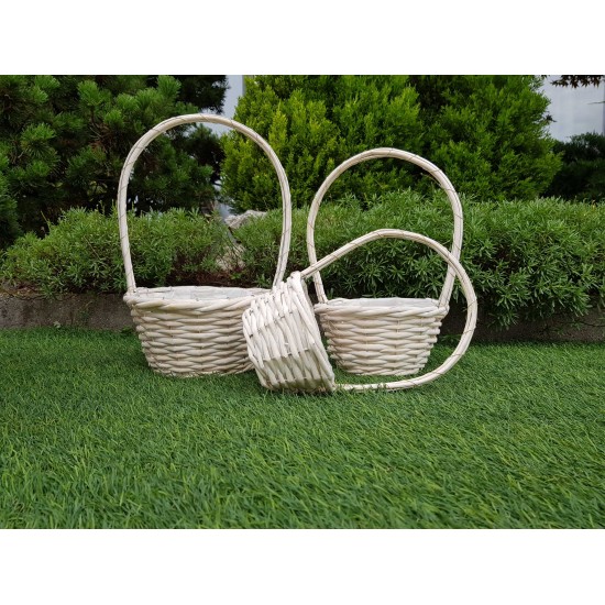 CESTO VIMINII C/MANICO PIC.17X9 H.30CM
