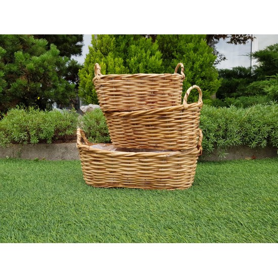 CESTO VIMINI RETT. MED. 39X20 H.14CM