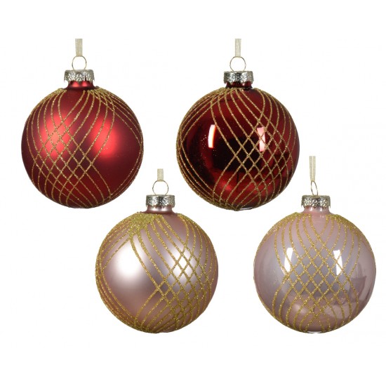 SFERA DECO/GLITTER Ø8CM