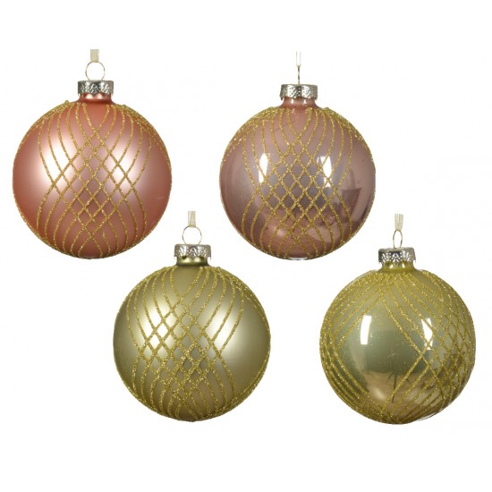 SFERA DECO/GLITTER Ø8CM