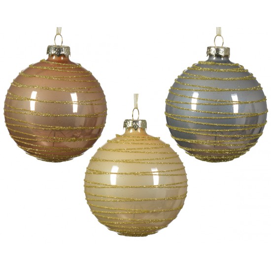 SFERA DECO/GLITTER Ø8CM