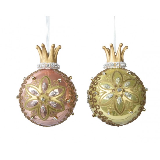 SFERA VETRO DECO Ø8CM