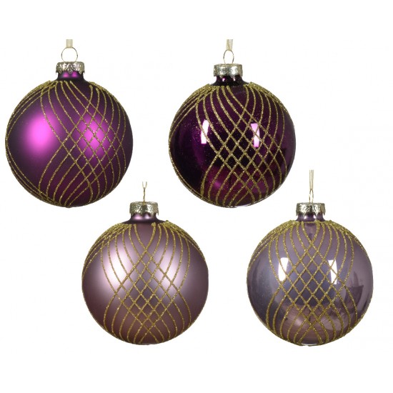 SFERA DECO/GLITTER Ø8CM