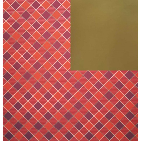 ROTOLO POLYPACK BLACK GINGHAM 100X25MT